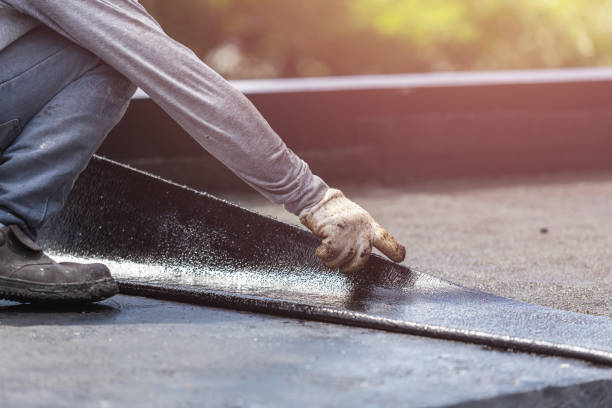 Professional Waterproofing technician working in Bellevue, IL